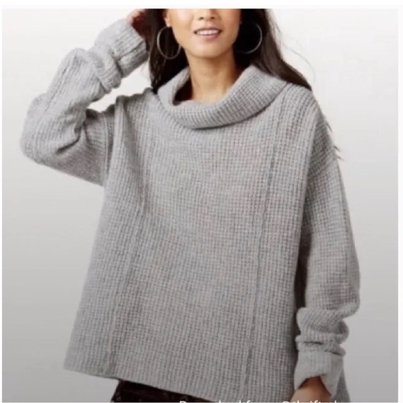 NWOT Free People Sidewinder Wool Pullover sweater - Picture 2 of 2